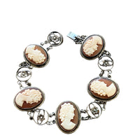 Victorian Shell Cameo Bracelet • Antique Cameo Bracelet