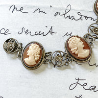 Victorian Shell Cameo Bracelet • Antique Cameo Bracelet