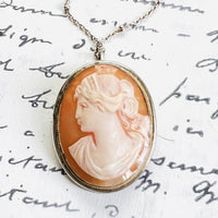 Sterling Silver Cameo Broochj