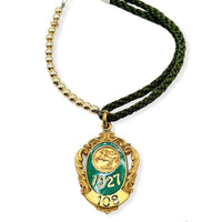 1927 Sandown Park Club Enamel and Gilt Bracelet