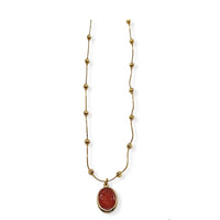 Carnelian Intaglio Necklace