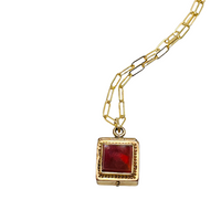 Carnelian Watch Fob Necklace
