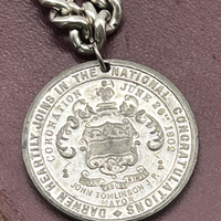 1902 Edward V11 Coronation Coin Necklace