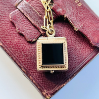 Carnelian Watch Fob Necklace