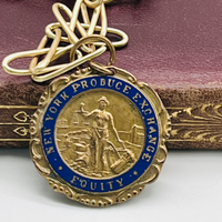 New York Produce Exchange Pendant Necklace
