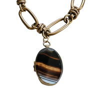 Victorian Agate Locket