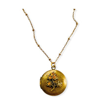 Vintage Floral Photo Locket