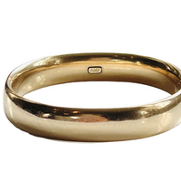Vintage Winard 12k Gold Filled Hinged Bangle Bracelet.