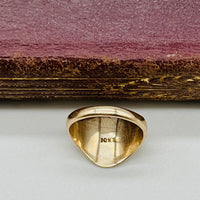 Oval Signet Ring • Gold Signet Ring • Signet Ring • Gold Signet Ring