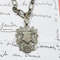 Sterling Silver Watch Fob, circa 1886