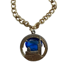 Antique jewelry featuring Vintage Marseille Notre Dame De La Garde Medal.