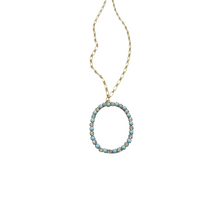 Victorian Pinchbeck Rhinestone & Turquoise Buckle Necklace