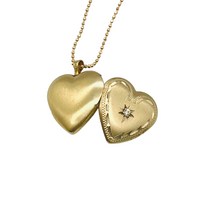 Vintage Heart Photo Locket by hipV Modern Vintage Jewelry