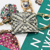 Victorian rhinestone art deco bracelet.