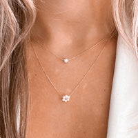 Antique Daisy Pearl Necklace by hipV Modern Vintage Jewelry.