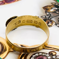 Victorian Buckle Ring • Antique Buckle Ring • Layering Ring