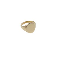 Oval Signet Ring • Gold Signet Ring • Signet Ring • Gold Signet Ring