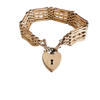 Victorian 9ct Rolled Gold Gate Bracelet