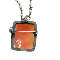 Vintage Shell Cameo Necklace • Cameo Necklace • Layering Necklace