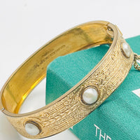 Antique Etched Bracelet.