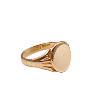 Vintage 9k Rose Gold Signet Ring