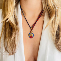 Kempton Park Enamel Necklace • Enamel Necklace • Layering Necklace