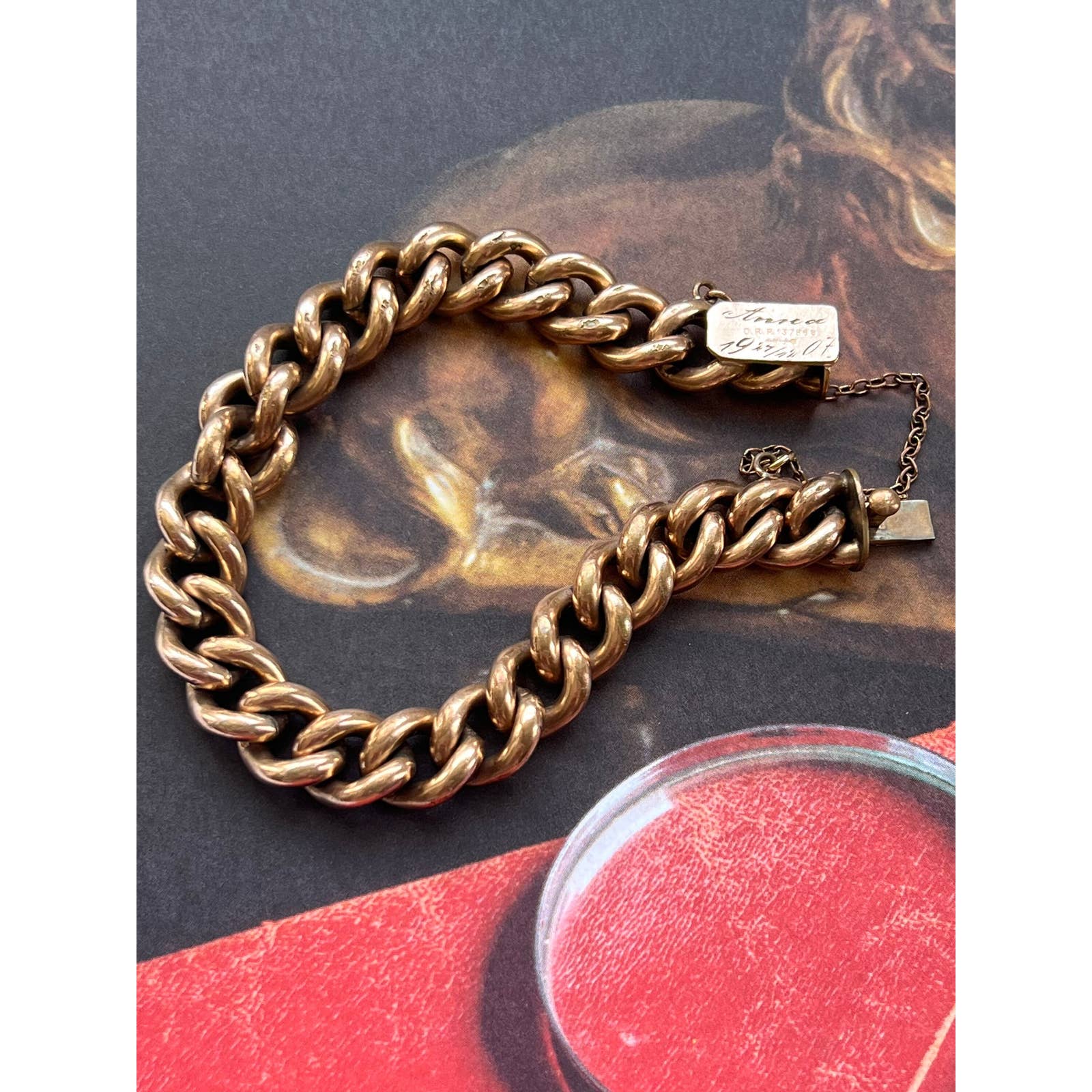 Bracelet Vintage Charles Jourdan En Acier Plaqué Or - Jonc élégant, Occasion