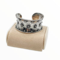 Antique Sterling Cuff Bracelet and bangle.