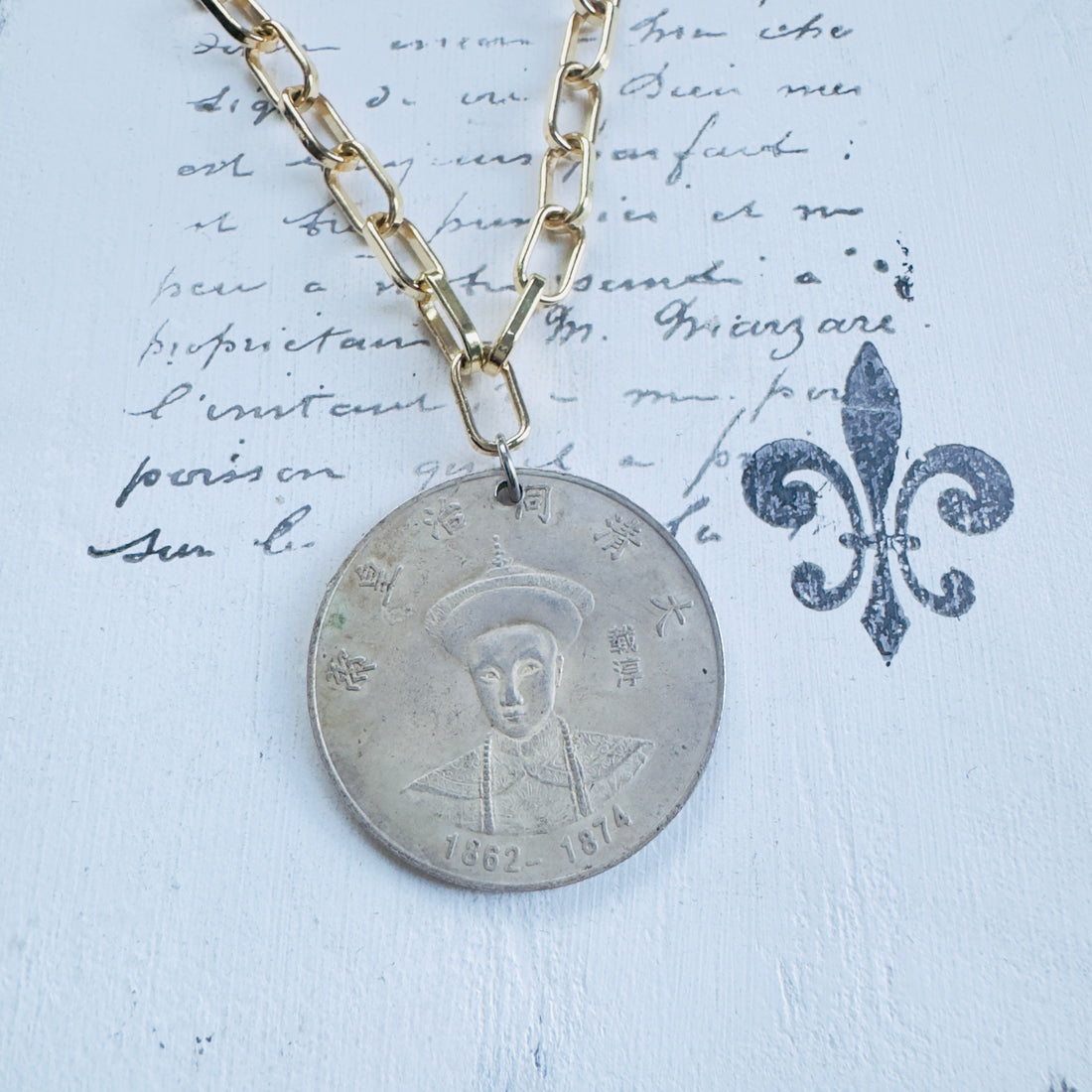 Emperor Tungzhi Coin Necklace