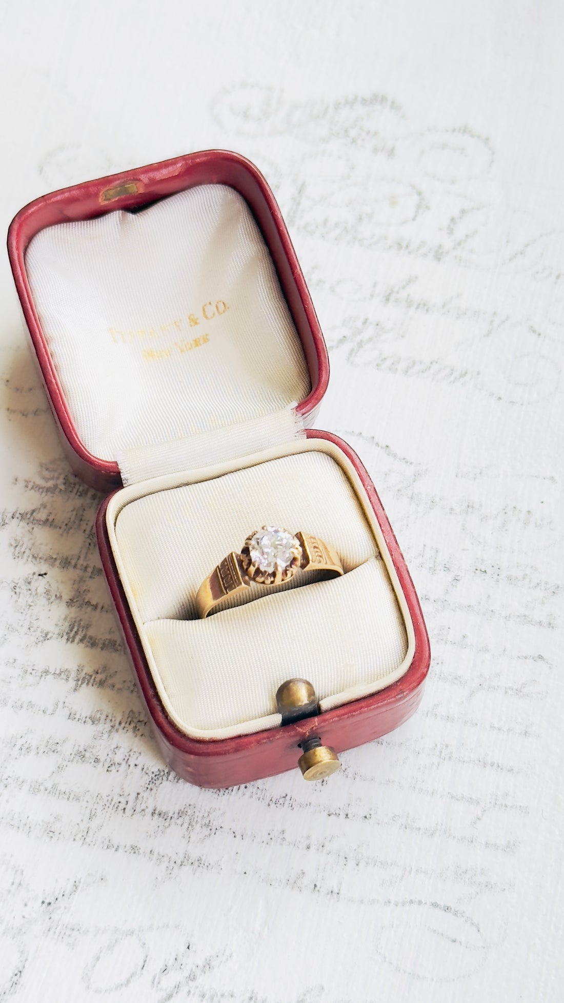 Old European Cut diamond ring