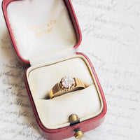 Old European Cut diamond ring