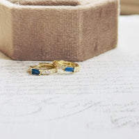 Stackable huggie earrings