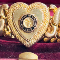 Gold-Filled Vintage Sweetheart Expansion Bracelet – UVA Insignia by Pittman & Keeler