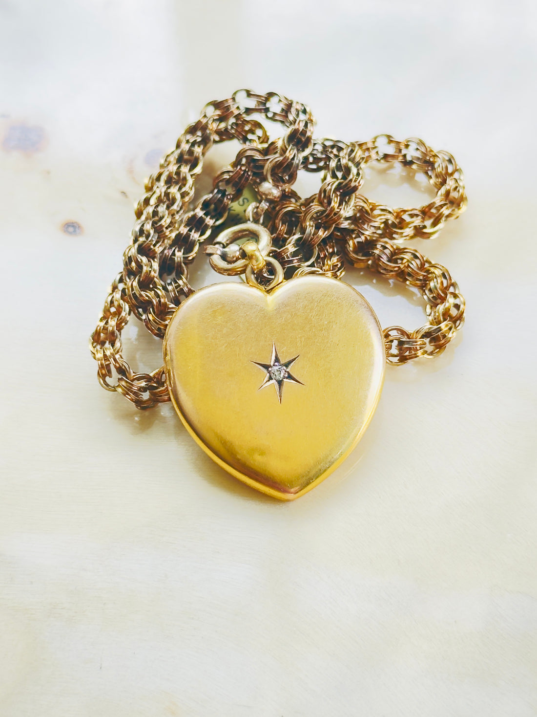 Gold Heart Locket