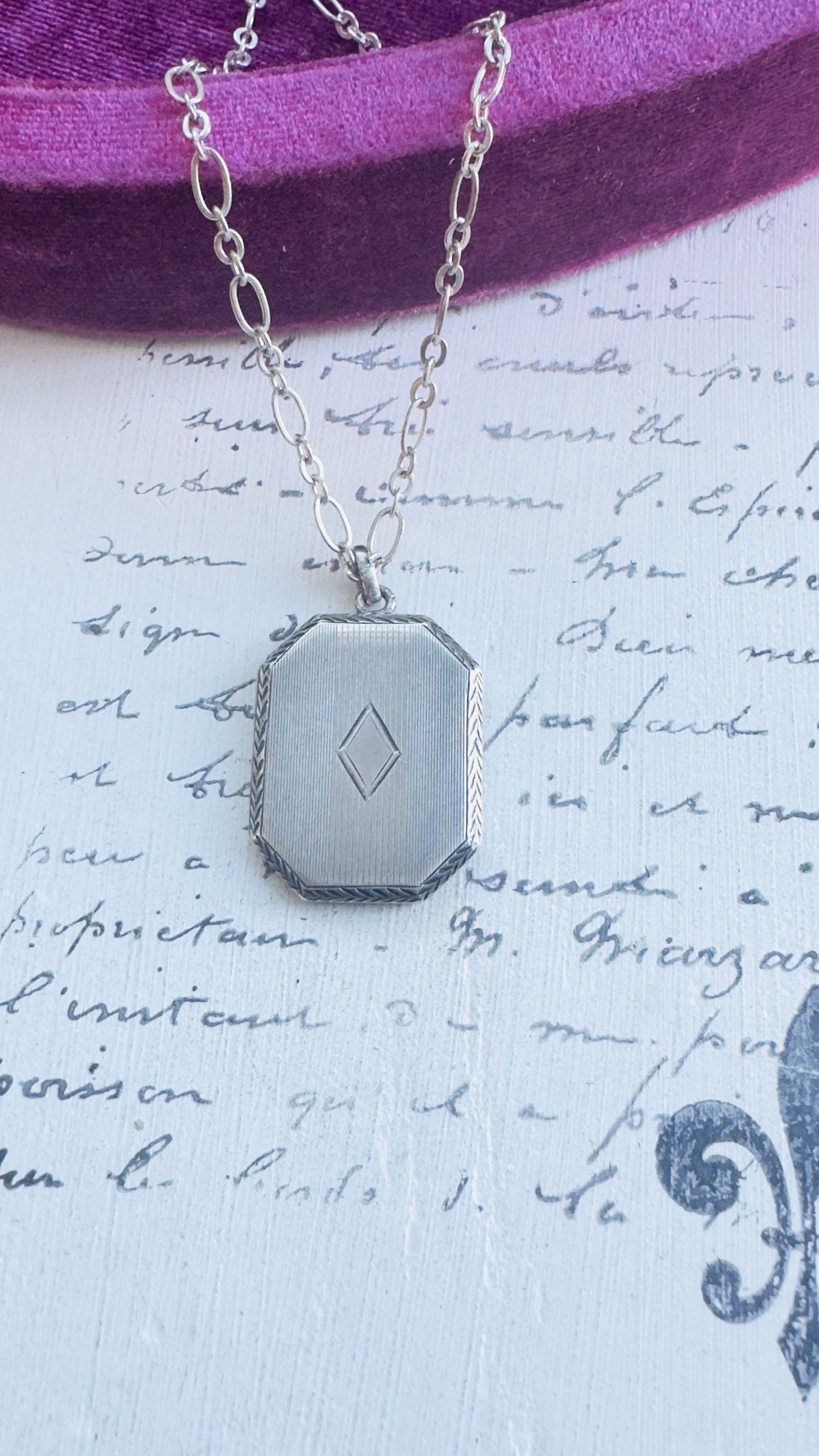 modern vintage locket