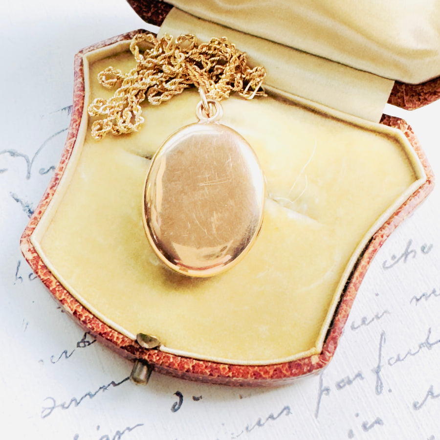 Antique 10k Gold Photo Locket