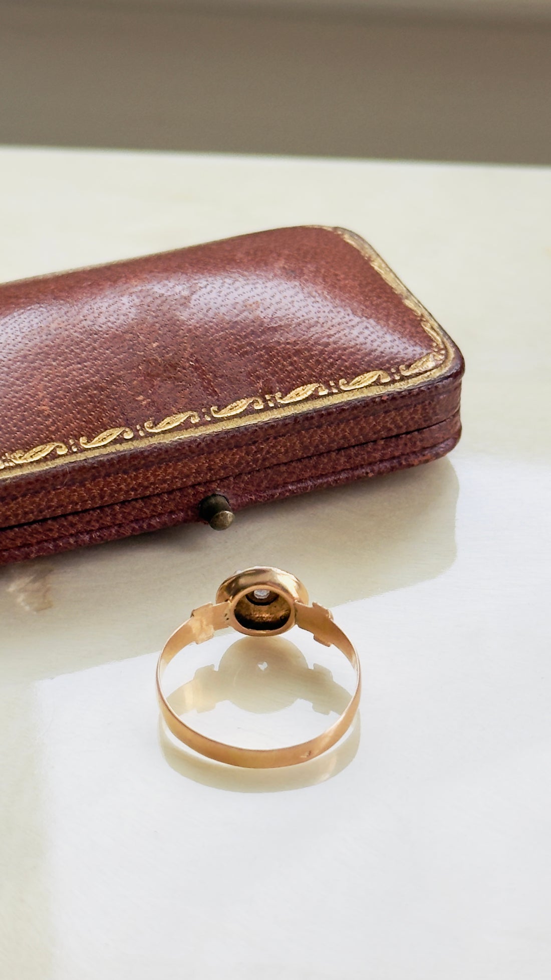 18K Gold Pearl Ring