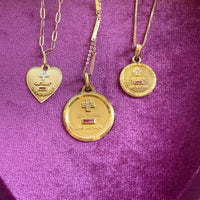 18k Gold French Love Tokens