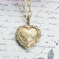 vintage photo locket