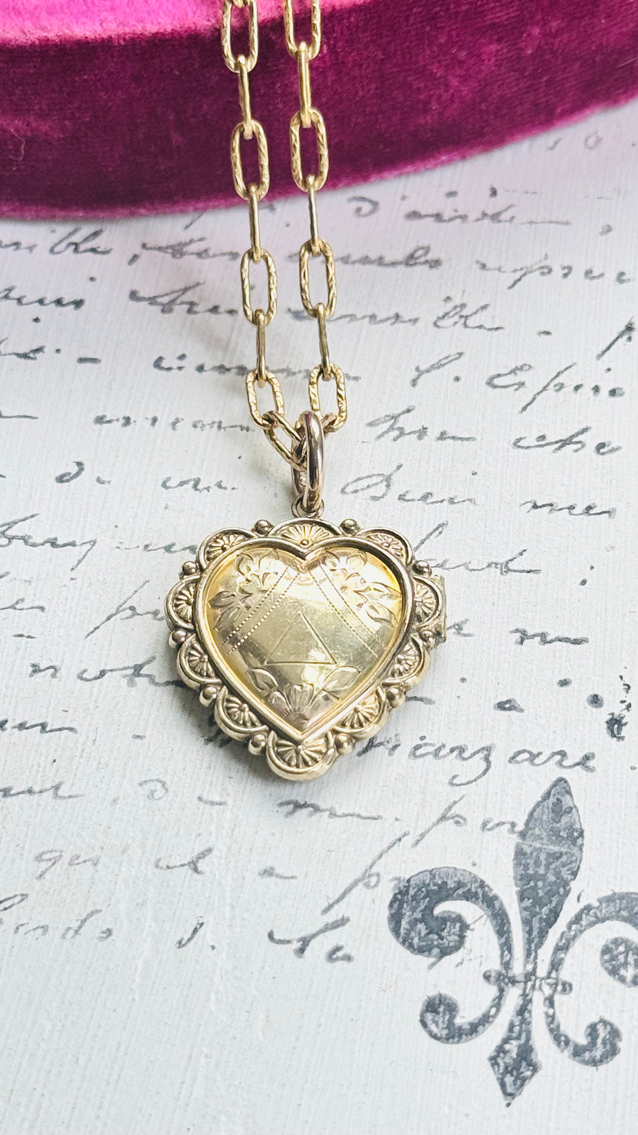 vintage photo locket