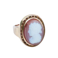 14K Gold Cameo Ring 