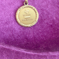 French love medal pendant