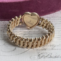 monogrammed heart bracelet