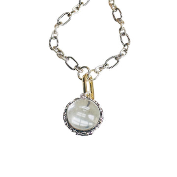 Pools of Light Rock Crystal Pendant