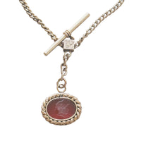 Gold Filled Antique Carnelian Pendant