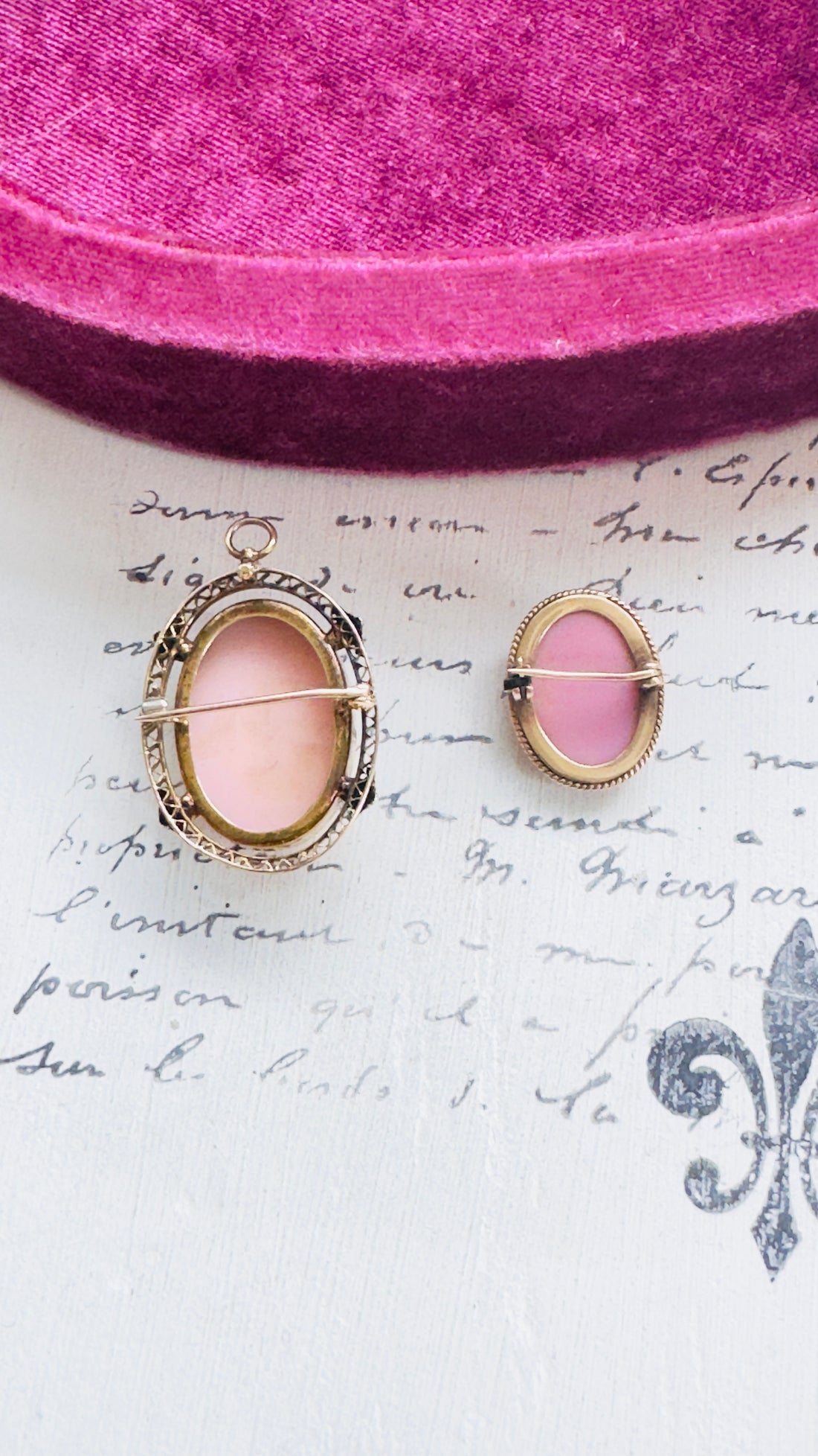 14k Pink Cameo