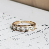 5-Stone Diamond Ring 14K Rose Gold 0.70CTW
