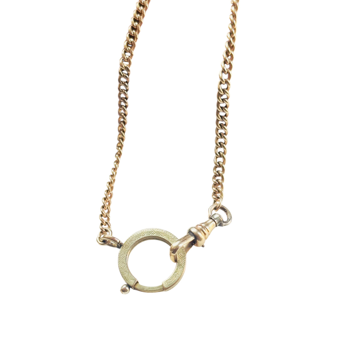 Vintage Gold Filled Watch Chain Necklace