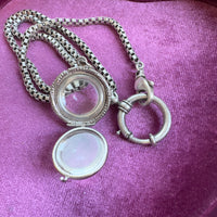 Sterling Silver Pools of Light Locket