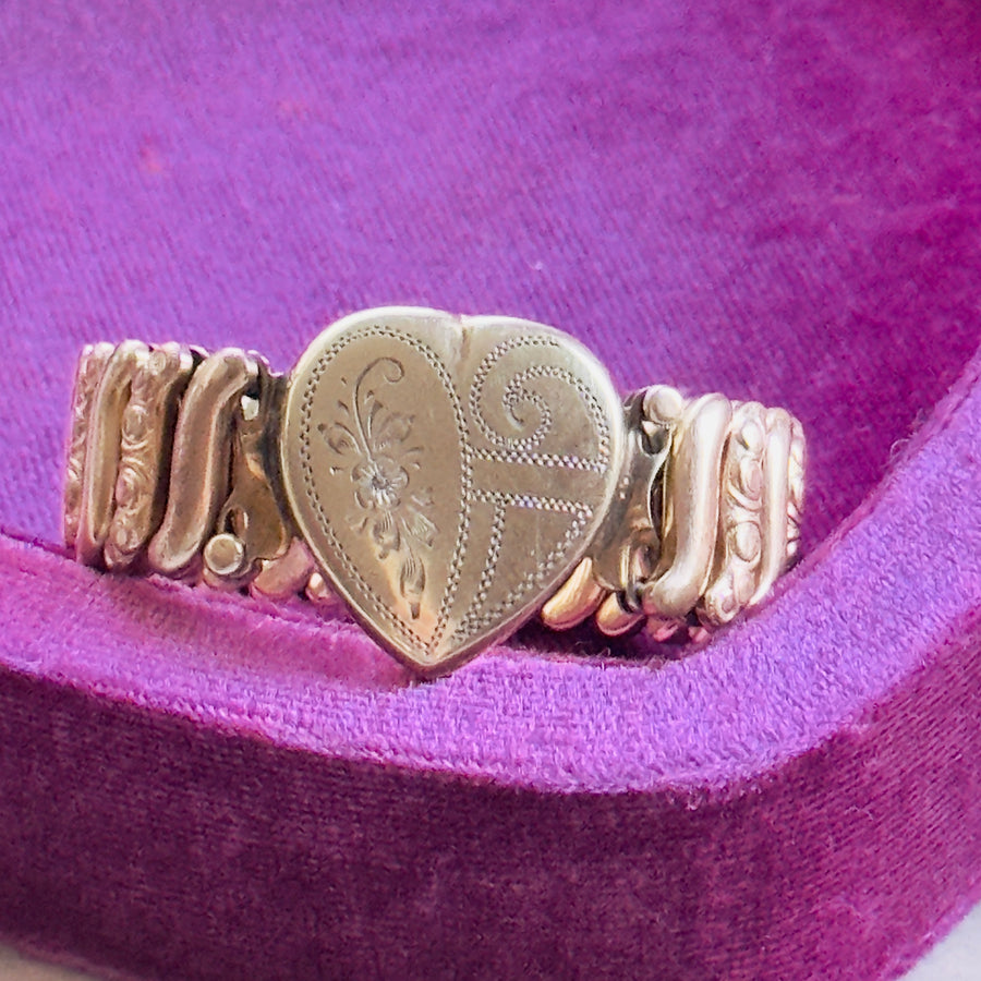 Gold Heart Bracelet